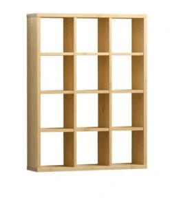 Étagère Murale TOLNE 12 Tablettes Bambou