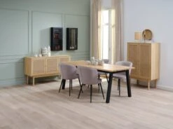 Chaise RISSKOV Tissu Gris Clair/noir -Royal Oak || Basic Soldes Boutique 186210 1