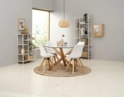 Étagère TRAPPEDAL 7 Tablettes Chêne/b. -Royal Oak || Basic Soldes Boutique 186927