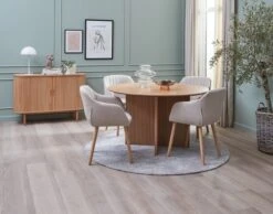 Royal Oak Buffet LYNGVIG 120 Cm 2 Portes Coulissantes Chêne Naturel -Royal Oak || Basic Soldes Boutique 186956