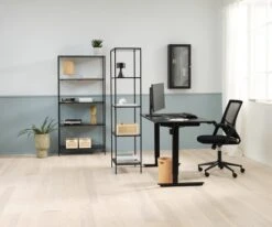 Armoire Murale HASTRUP 1 Porte Verre Noir -Royal Oak || Basic Soldes Boutique 188033 1