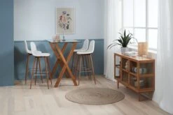 Royal Oak Table De Bar AGERBY 70x120 Verre/chêne -Royal Oak || Basic Soldes Boutique 188044 1