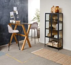 Royal Oak Table De Bar AGERBY 70x120 Verre/chêne -Royal Oak || Basic Soldes Boutique 188045