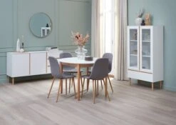 Buffet FENSMARK 2 Portes 3 Tiroirs Blanc/chêne -Royal Oak || Basic Soldes Boutique 188051 2