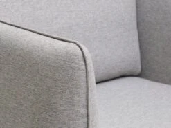 Fauteuil AARHUS Gris Clair -Royal Oak || Basic Soldes Boutique 188278