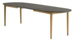 Table EGENS 90x190/270 Noir -Royal Oak || Basic Soldes Boutique 188373