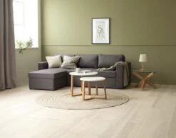 Canapé Convertible Avec Méridienne MARSLEV Gris Foncé -Royal Oak || Basic Soldes Boutique 189220