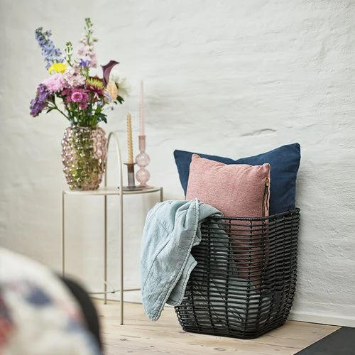 Panier BERGE L37xL37xH39cm Noir 3 Panier BERGE L37xL37xH39cm Noir – Image 3