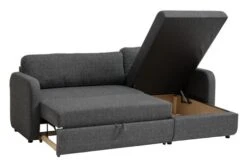 Canapé Convertible Avec Méridienne JETSMARK Gris -Royal Oak || Basic Soldes Boutique 193754