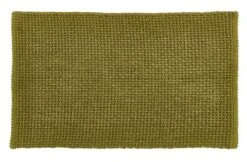 Tapis De Bain NOLVIK 70x120 Cm Vert Pomme