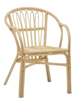 Fauteuil LISELEJE Dossier Bas Naturel