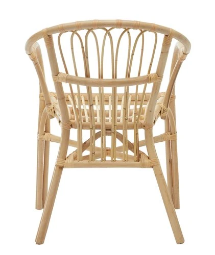 Fauteuil LISELEJE Dossier Bas Naturel 6 Fauteuil LISELEJE Dossier Bas Naturel â Image 6