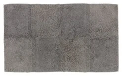 Tapis De Bain RYDBO 50x80cm Coton Gris