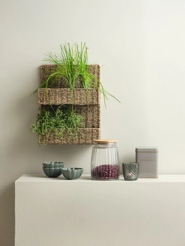 Étagère Murale LAU L28xH36xP12cm A/2 Paniers 2 Étagère Murale LAU L28xH36xP12cm A/2 Paniers – Image 2