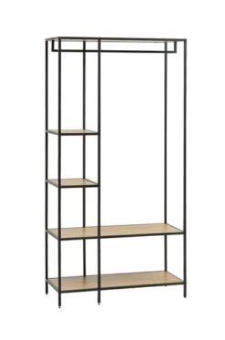 Meuble D'entrĂ©e TRAPPEDAL ChĂȘne/noir