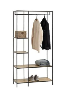 Meuble D'entrée TRAPPEDAL Chêne/noir -Royal Oak || Basic Soldes Boutique 199809