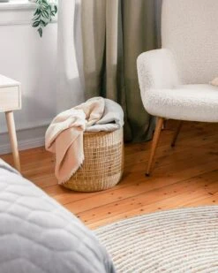 Panier EGGERT Ø35xH30cm Naturel -Royal Oak || Basic Soldes Boutique 199863