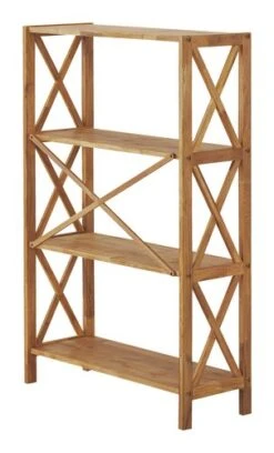 Royal Oak Étagère JANNERUP Large 4 Tablettes Chêne -Royal Oak || Basic Soldes Boutique 200164