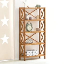 Royal Oak Etagère JANNERUP Large 5 Tablettes Chêne -Royal Oak || Basic Soldes Boutique 200168