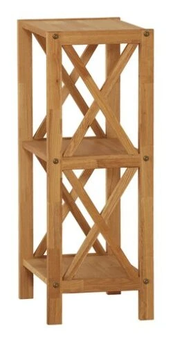 Royal Oak Étagère JANNERUP étroit 3 Tablettes Chêne -Royal Oak || Basic Soldes Boutique 200185