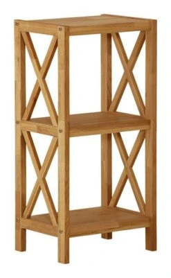 Royal Oak ĂtagĂšre JANNERUP Ă©troit 3 Tablettes ChĂȘne