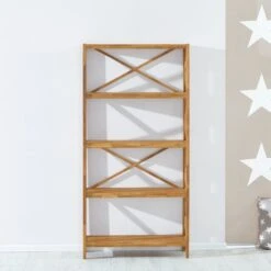 Royal Oak Etagère JANNERUP Large 5 Tablettes Chêne -Royal Oak || Basic Soldes Boutique 202475