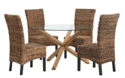 Royal Oak Table AGERBY Ø119 Verre/chêne -Royal Oak || Basic Soldes Boutique 204965