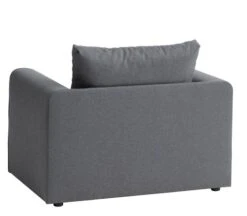 Fauteuil Convertible SKILLEBEKK Tissu Gris Foncé -Royal Oak || Basic Soldes Boutique 212272