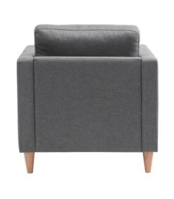 Fauteuil FALSLEV Tissu Gris -Royal Oak || Basic Soldes Boutique 212336
