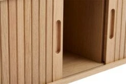 Royal Oak Meuble TV LYNGVIG 2 Portes Tambours Chêne Naturel -Royal Oak || Basic Soldes Boutique 212435