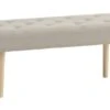 Banc HAGEBRO Tissu Sable/coloris Chêne