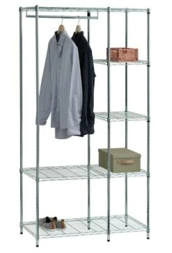 Meuble D'entrée VINDINGE 4 Tablettes Chrome -Royal Oak || Basic Soldes Boutique 212480