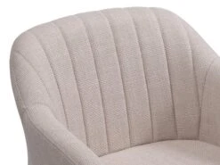 Chaise De Bar ADSLEV Tissu Beige/chêne -Royal Oak || Basic Soldes Boutique 213378