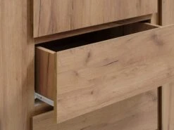 Armoire LIMFJORDEN 180x200 Combi Coloris Chêne Naturel -Royal Oak || Basic Soldes Boutique 213406