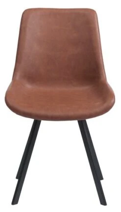 Chaise HYGUM Pivotante Cognac/noir -Royal Oak || Basic Soldes Boutique 213540