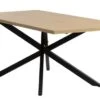 Table NORTOFT 95x200 Coloris Chêne/noir