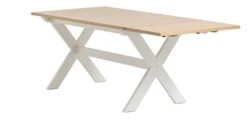 Table VISLINGE 90x150 Naturel/blanc -Royal Oak || Basic Soldes Boutique 213633 1