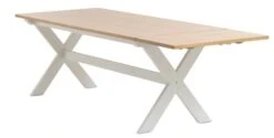Table VISLINGE 90x190 Naturel/blanc -Royal Oak || Basic Soldes Boutique 213635