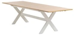 Table VISLINGE 90x190 Naturel/blanc -Royal Oak || Basic Soldes Boutique 213636
