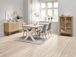 Buffet HALMSTAD 3 Portes Polyrotin/coloris Chêne -Royal Oak || Basic Soldes Boutique 213734 1