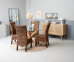 Buffet HALMSTAD 3 Portes Polyrotin/coloris Chêne -Royal Oak || Basic Soldes Boutique 213855