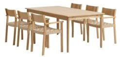 MARSTRUP L190/280 Table Chêne + 4 VADEHAVET Chaises Chêne 5 MARSTRUP L190/280 Table Chêne + 4 VADEHAVET Chaises Chêne -Royal Oak || Basic Soldes Boutique 214173