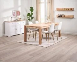 Buffet VISLINGE 3 Portes 3 Tiroirs Naturel/blanc -Royal Oak || Basic Soldes Boutique 214349 1