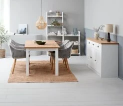 Bibliothèque HERNING 3 Tablettes Blanc -Royal Oak || Basic Soldes Boutique 214428 1