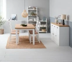 Bibliothèque HERNING 3 Tablettes Blanc -Royal Oak || Basic Soldes Boutique 214431 1