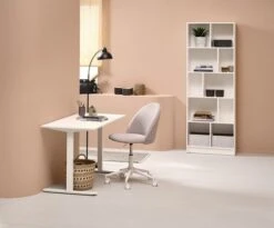 Bibliothèque MOSBJERG 10 Tablettes Blanc -Royal Oak || Basic Soldes Boutique 214559