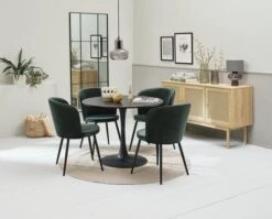 Buffet HALMSTAD 3 Portes Polyrotin/coloris Chêne -Royal Oak || Basic Soldes Boutique 218134