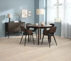 Royal Oak Chaise HVIDOVRE Chêne Foncé/noir -Royal Oak || Basic Soldes Boutique 218153 1