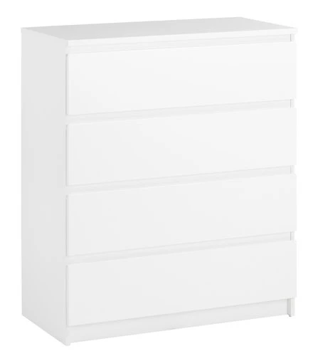 Commode 4 Tiroirs TANGBJERG Blanc 1 Commode 4 Tiroirs TANGBJERG Blanc