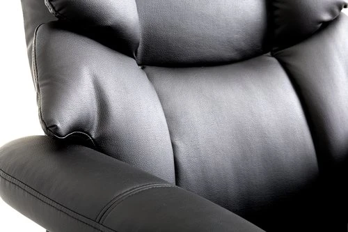 Fauteuil A/repose-pied HASSELAGER Noir 3 Fauteuil A/repose-pied HASSELAGER Noir – Image 3